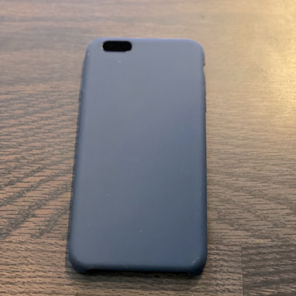 Navy silicone iPhone 6s case